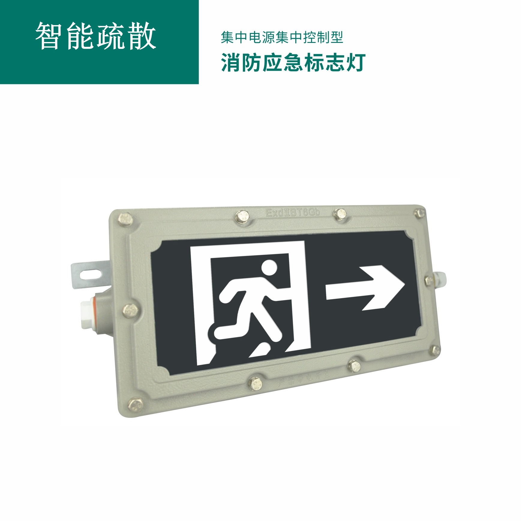 集中电源集中控制型消防应急标志灯具 GB-BLJC-1LROE I 0.4W-S2010（（防爆款）